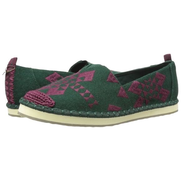 The Sak Echo Aztec Felt Espadrilles Size 8 B45 - Picture 1 of 8